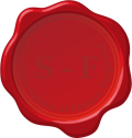 The sealing wax seal symbol of the site